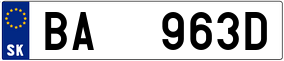 Truck License Plate